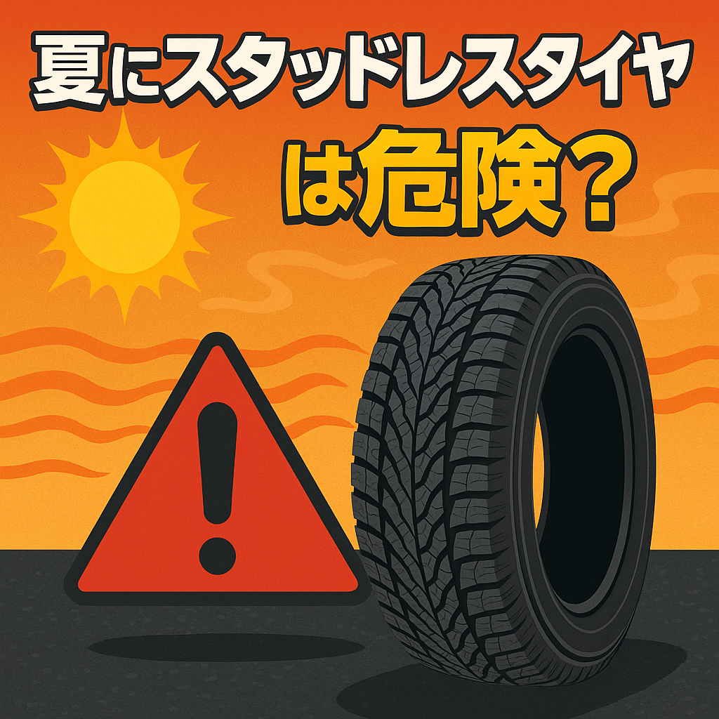 夏にスタッドレスタイヤを使うと危険？知っておきたいデメリットと選択肢