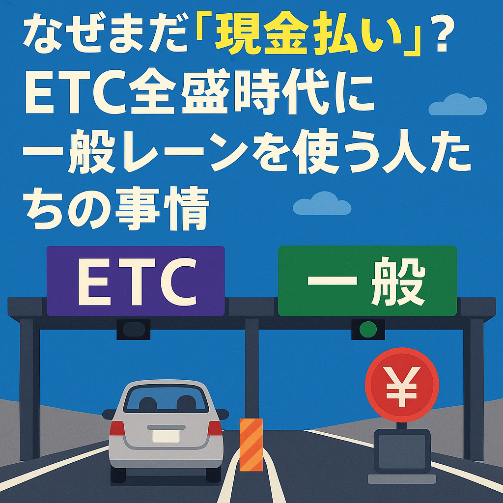 なぜまだ「現金払い」？ETC全盛時代に一般レーンを使う人たちの事情