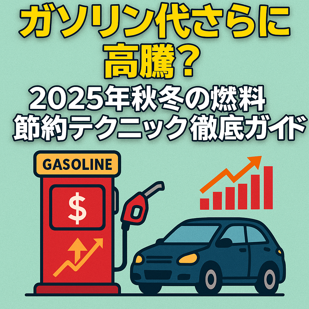 ガソリン代さらに高騰？2025秋冬の燃料節約テクニック徹底ガイド