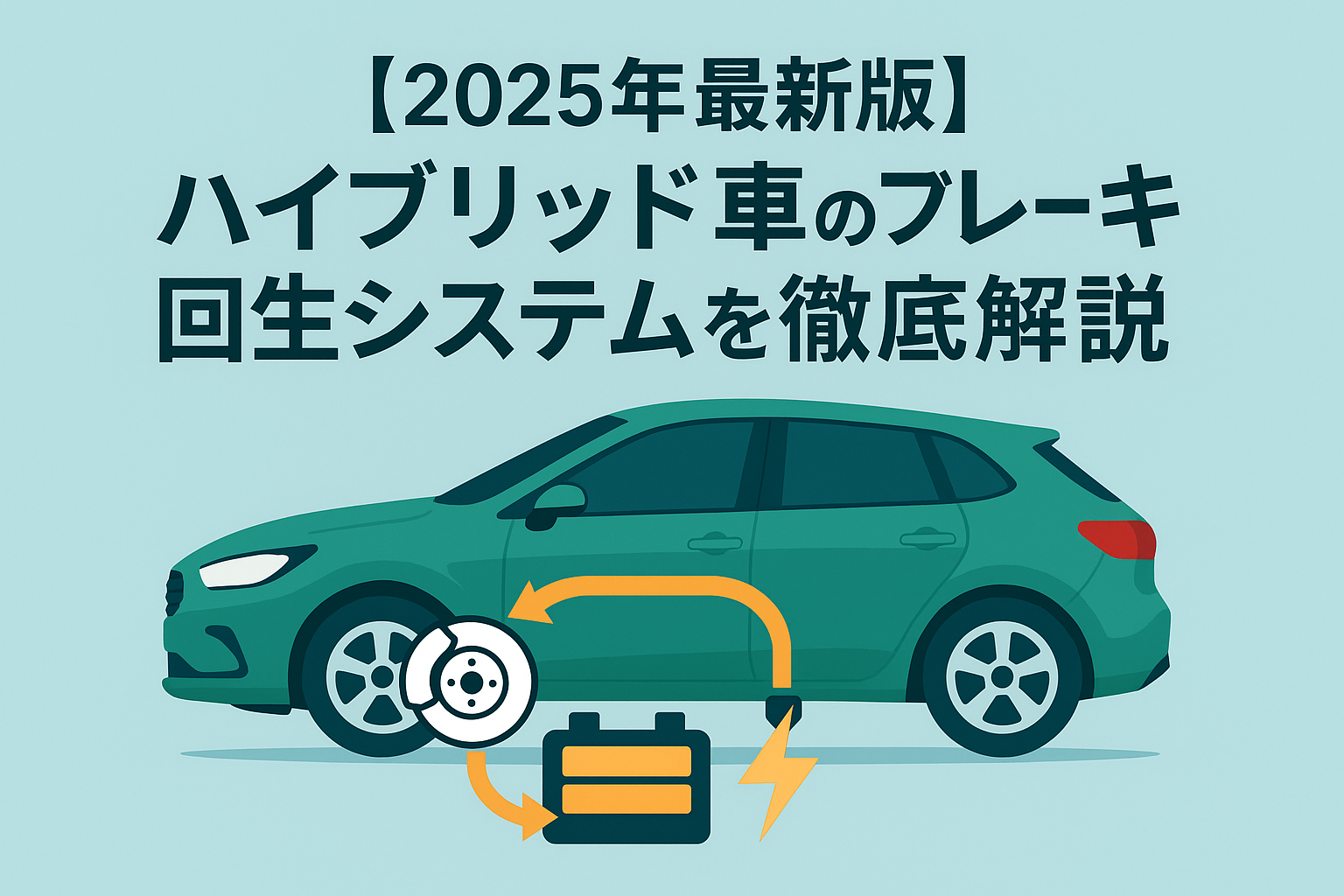 【2025年最新版】ハイブリッド車のブレーキ回生システムを徹底解説｜仕組み・寿命・修理費用
