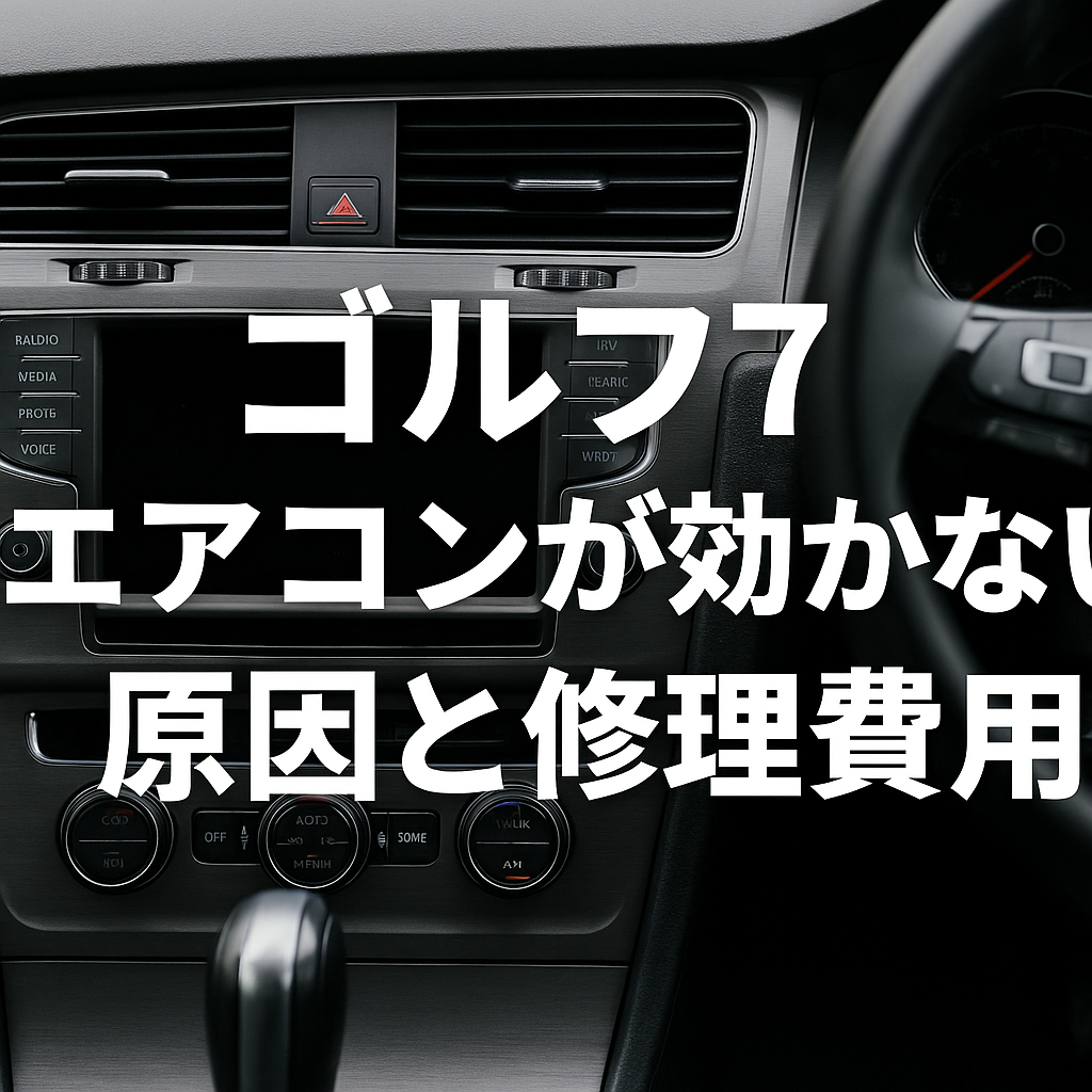 ゴルフ7のエアコンが効かない夏、心が折れそうになった話(原因とリアル)
