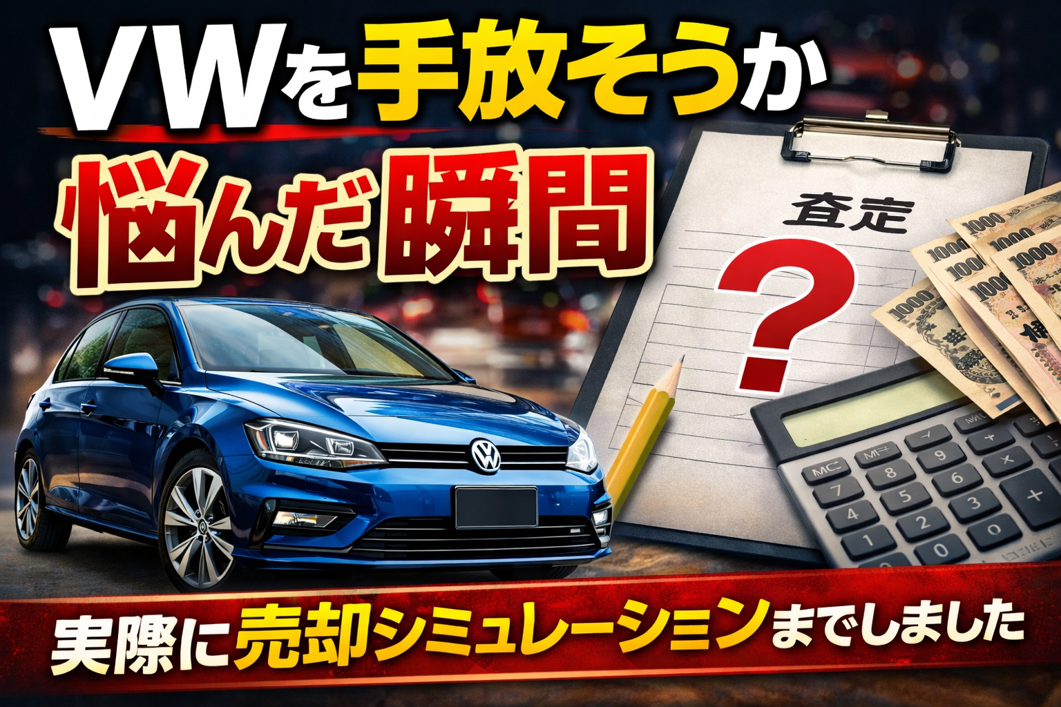 VWを手放そうか悩んだ瞬間